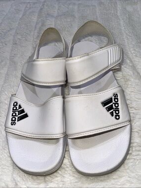 Adidas Kids' White Comfort Sandals